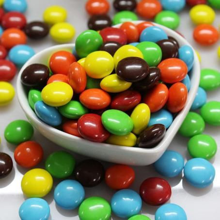 Halal colorful chocolate beans